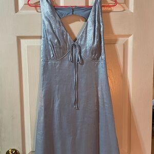 Shimmering Silver Sleeveless Dress